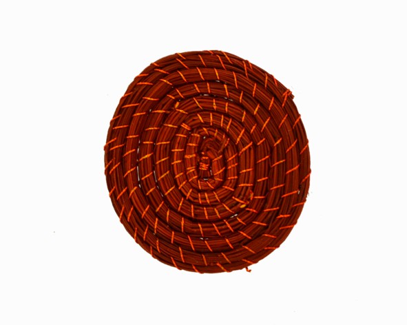Mandala capim dourado colorido - Vermelho - 2/2.5 cm (par) CD-15